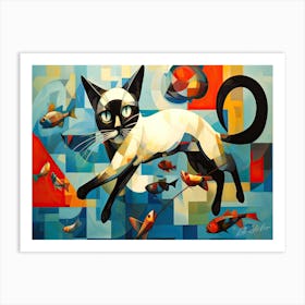 Cats Qualities - Siamese Cats Breeds Art Print