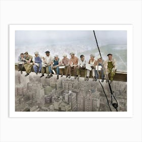 Lunch Atop A Skyscraper 1 1 Art Print