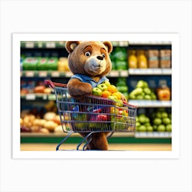 Teddy Bear Art Print