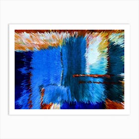 Acrylic Extruded Painting 44 Art Print