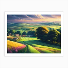 Landscape Painting 186 Art Print