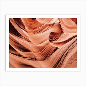 Rippled Canyon Walls Art Print