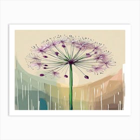 Allium 31 Art Print