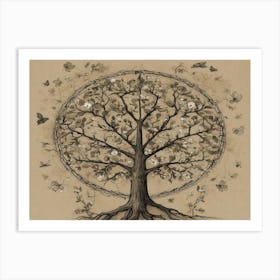 Peace Tree Art Print