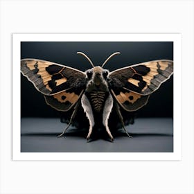 Goth Moth Art Print