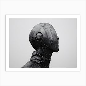 Man Wearing A Helmet Art Print