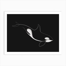 Killerwhale Art Print