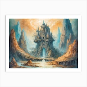 Fantasy Castle 1 Art Print