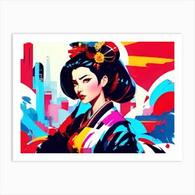 Geisha 118 Art Print
