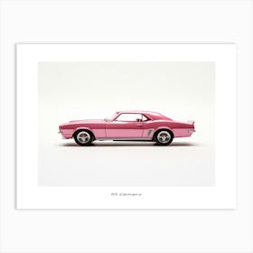Toy Car 67 Camaro Pink Poster Art Print