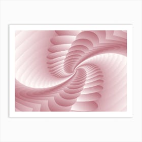 Pink Fractal Background 1 Art Print