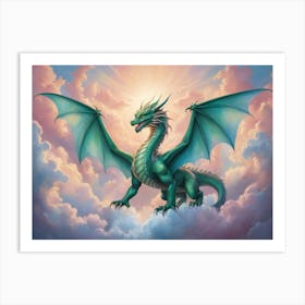 Dragon In The Sky 9 Art Print