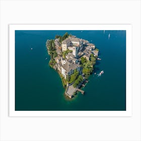 Top view of the island Art Print