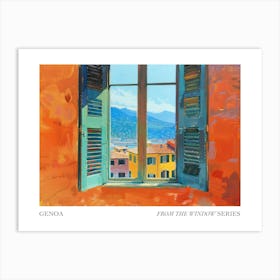 Genoa From The Window Series Poster Painting 3 Art Print