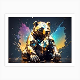 Golden Bear Art Print