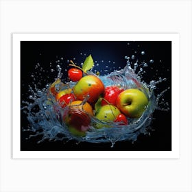 Fruit Splash 6 Art Print