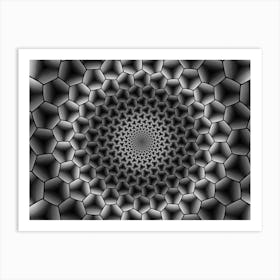 Pattern Abstract Graphic District Art Print