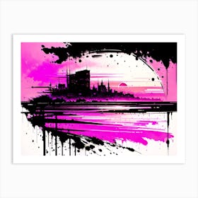 Pink City Art Print