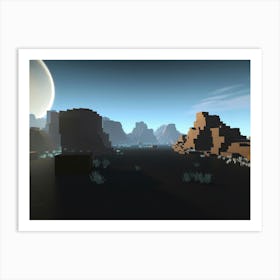 Pixel Landscape Poster