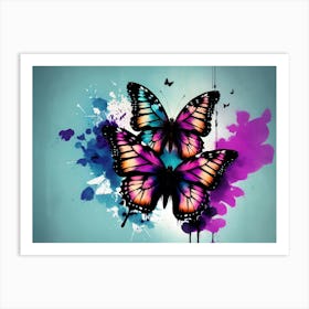 Butterfly Painting 197 Art Print