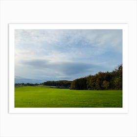 Green Field Art Print