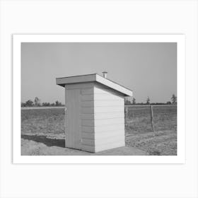 Southeast Missouri Farms, Privy On New Farm Unit, La Forge Project, Missouri By Russell Lee Art Print