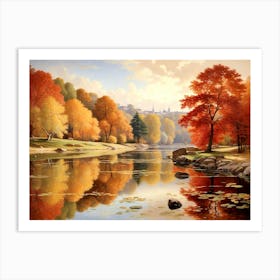 Autumn Reflections 1 Art Print