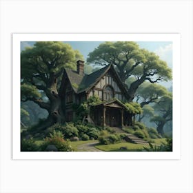 House In The Woods Art Print