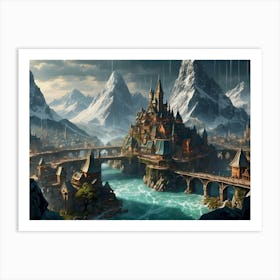 Fantasy Castle 2 Art Print