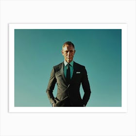 Man In Suit 5 Art Print