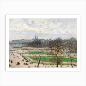 The Garden Of The Tuileries On A Winter Afternoon (1899), Camille Pissarro 1 Art Print