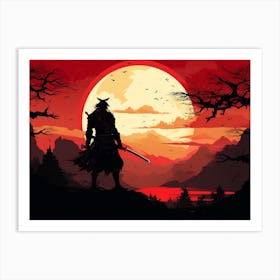 Samurai Art Print Art Print