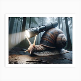 Snailight Fantasy Art Print