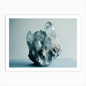 Crystal in Light Blue Art Print