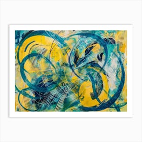 Abstract Painting 1064 Art Print