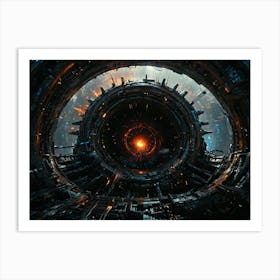 Default Black Hole Sucking In Arcain Style Ultra Detailed Ultr 3 Art Print