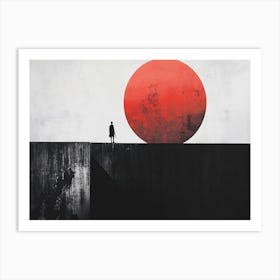 Red Sun Film Poster Art Print