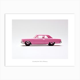 Toy Car Custom 62 Chevy Pink Poster Art Print