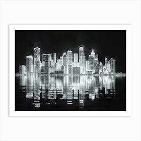 New York City Skyline 1 Art Print