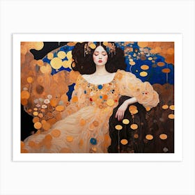 golden depth Art Print