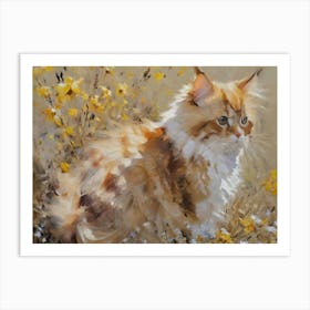 Coon Cat Art Print