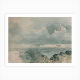 View Of A Lake Art Print
