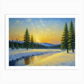 Whispers of Winter Winter Landscape Art Print