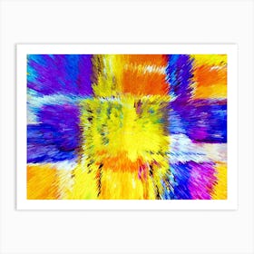 Acrylic Extruded Painting 121 Art Print