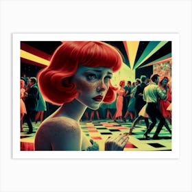 Night At The Disco Art Print