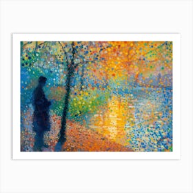 Contemporary Artwork Inspired By Georges Seurat 3 Art Print