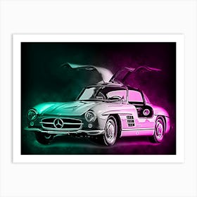 Mercedes Benz 300sl Gullwing Art Print