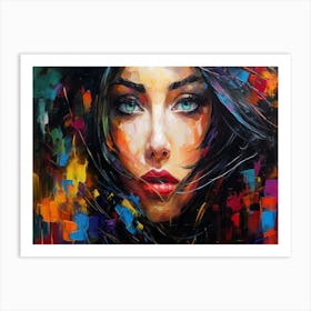 Portrait Of A Woman 15 Art Print