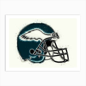 Philadelphia Eagles Helmet Art Print