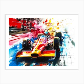 Auto Racing 3D - Indy Drivers Art Print